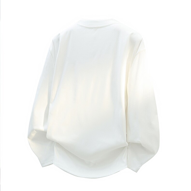 特批20280克重磅版型德绒线条设计感卫衣打底衫拼接长袖卫衣DR05,男装T恤,电商A128
