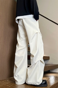 XZ616 春季重磅美式立体工褶垂感百搭休闲长裤 K26003 特P30图片