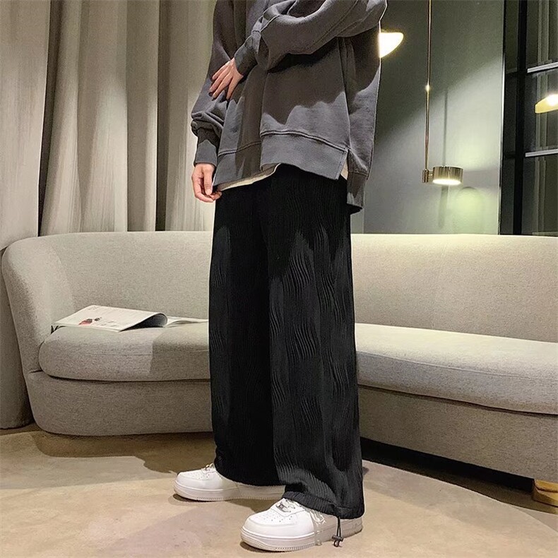 男春季提花纹休闲裤K0061P38图片