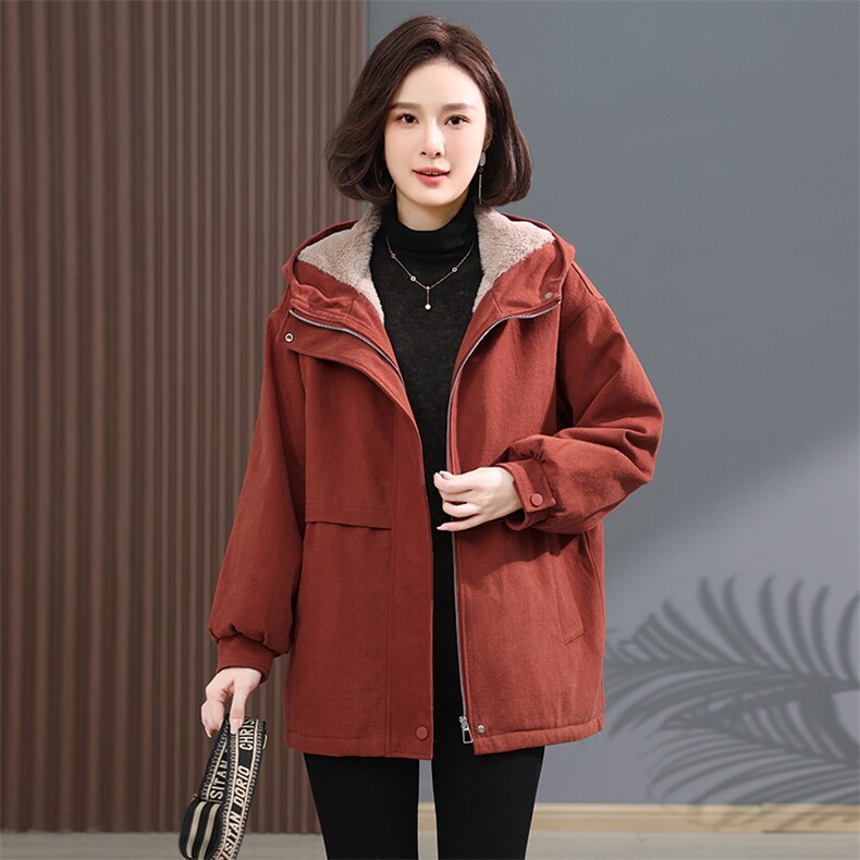 时尚女装派克服外套冬季保暖加厚短款棉服显瘦百搭韩版潮流上衣,女装派克服,韩派