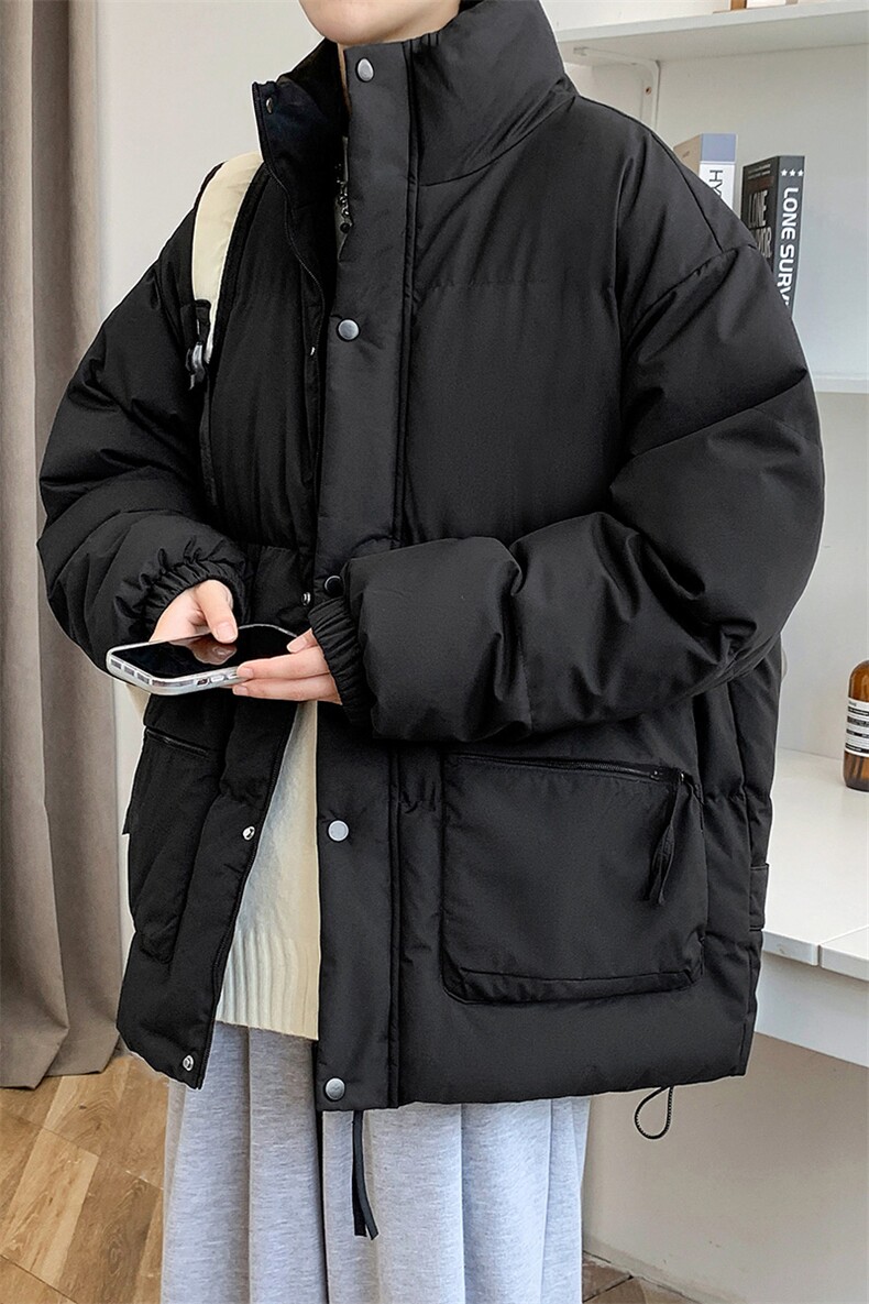 冬上新加棉加厚棉服港风百搭立领棉衣外套男女8349-P115控价158,男装棉衣,电商A441-1