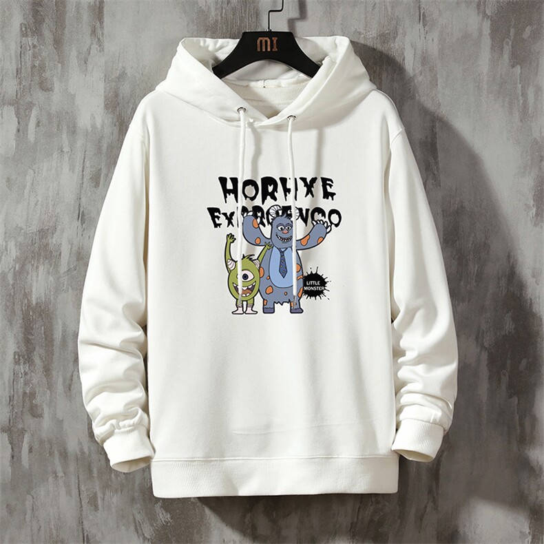 WY2048-P40纯连帽卫衣男大码运动帽衫宽松薄外套，男装卫衣，电商A040A