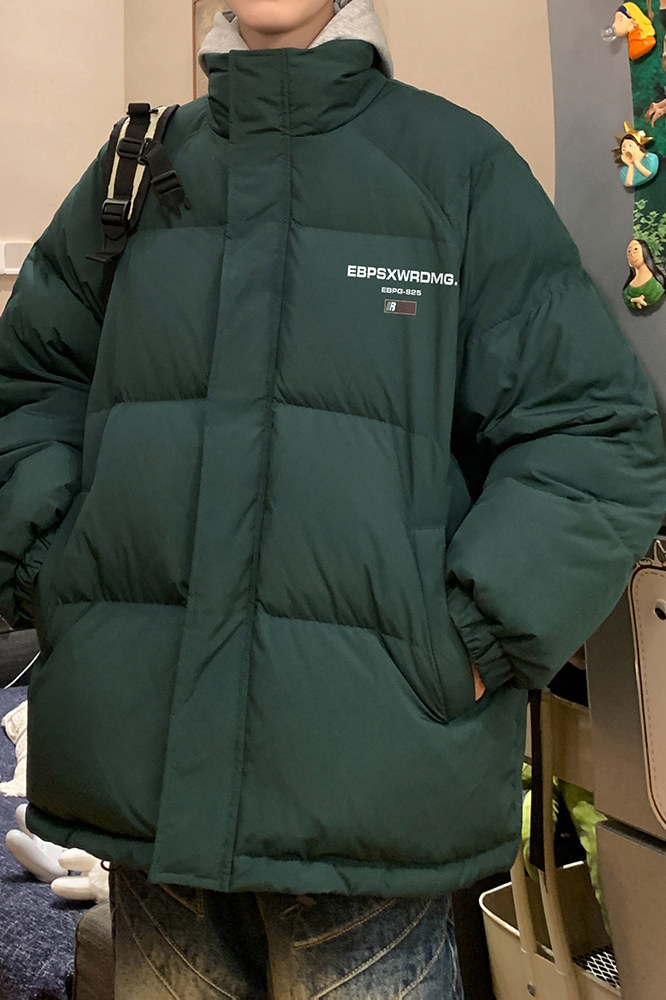 特批内景时尚字母印花面包服翻领棉衣A247-TPMY63701特批75控128,男装棉衣,电商A247