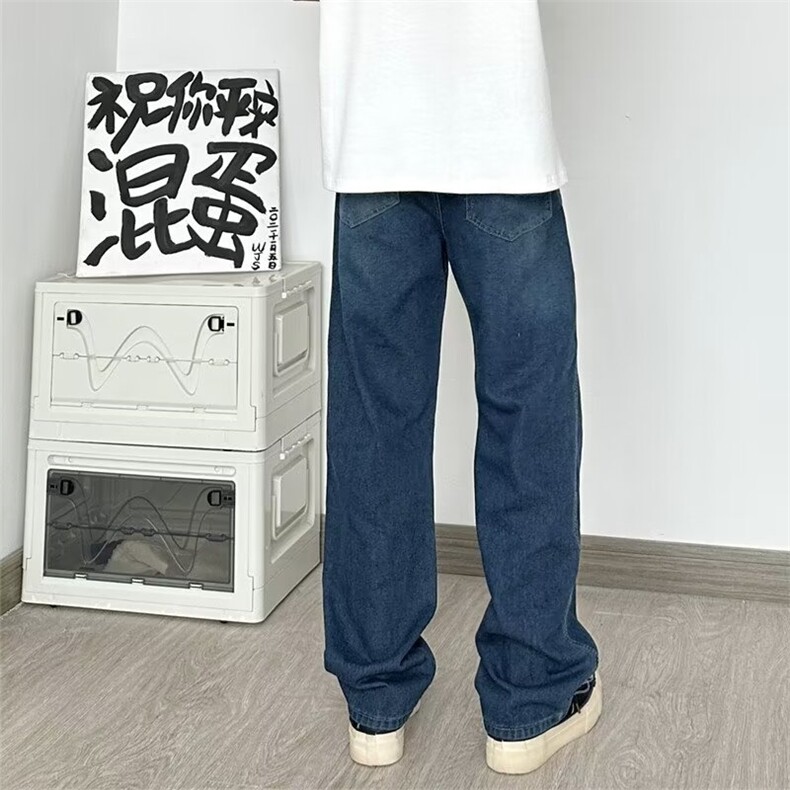 2024美式牛仔裤男款直筒长裤潮QZ08P43,男装牛仔裤,星座1116-2