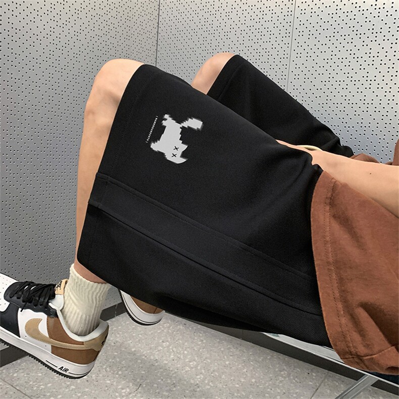 已注册菠萝格抖音直播得物高品质宽松男中裤五分短裤K082P35控48,男装牛仔裤,电商C408(原B339-1)