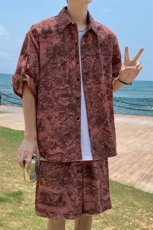 动物豹套装TZ77814特P45衬衫DCS77815特P27DK77816特P18套装控88，男装衬衫，星座227-7