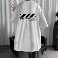 DX17128-P20纯棉短袖t恤男大码半袖打底衫宽松体恤衫港风，男装T恤，电商A040
