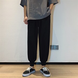 2023夏季新款港风冰丝清爽宽松休闲裤男 2026-特批20图片