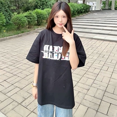 万针全刺绣工艺抖音得物高品质260克重磅纯棉双纱美式高街短袖T恤，男装T恤，电商A486