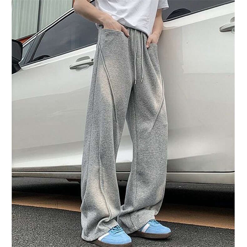 【002】 休闲裤男宽松垂感直筒运动卫裤渐变裤 A079-KM36-P46图片