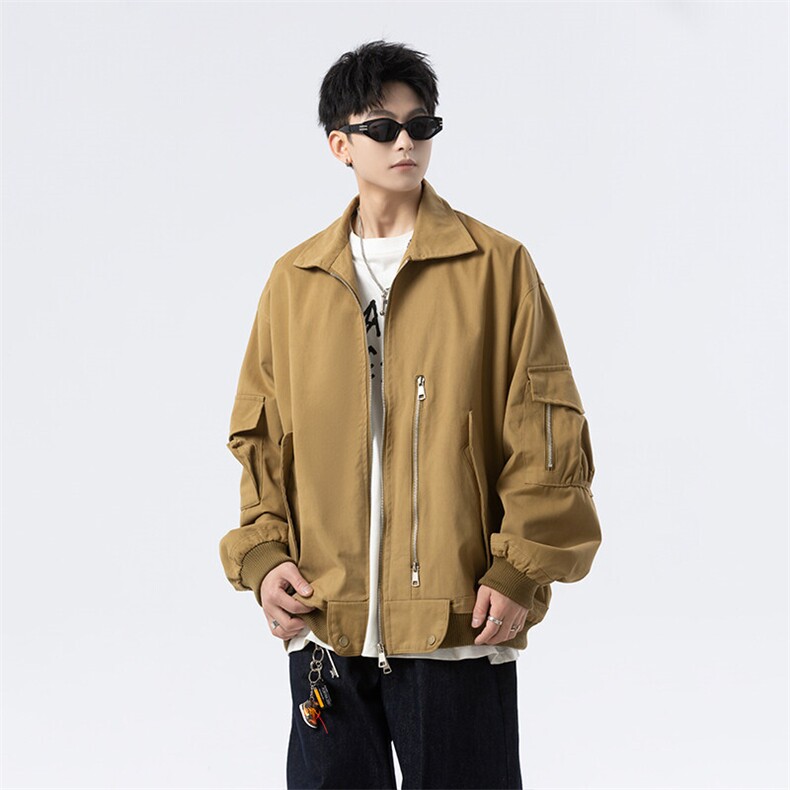 美式巴恩风复古工装夹克男 cp141-特p115图片