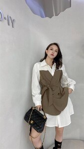 假俩件收腰衬衫21Q-024图片