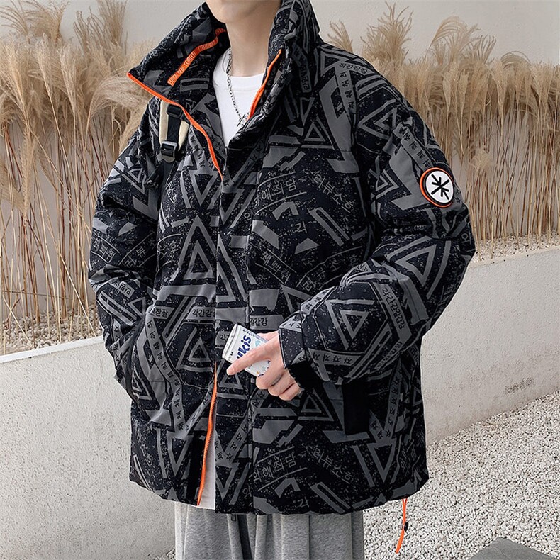 2024新款跑男情侣羽绒服男女时尚潮流加厚保暖白鸭绒服羽绒外套,男装羽绒服,电商A409-1