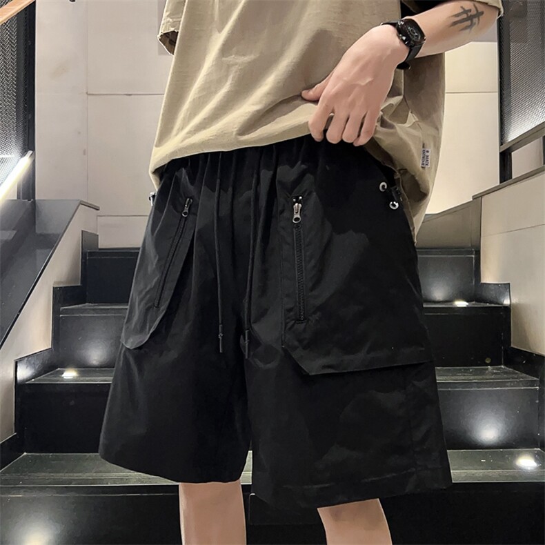 2024新款工装短裤男潮牌ins休闲裤宽松大码中裤五分裤D0603-P46,男装牛仔裤,星座308B-2