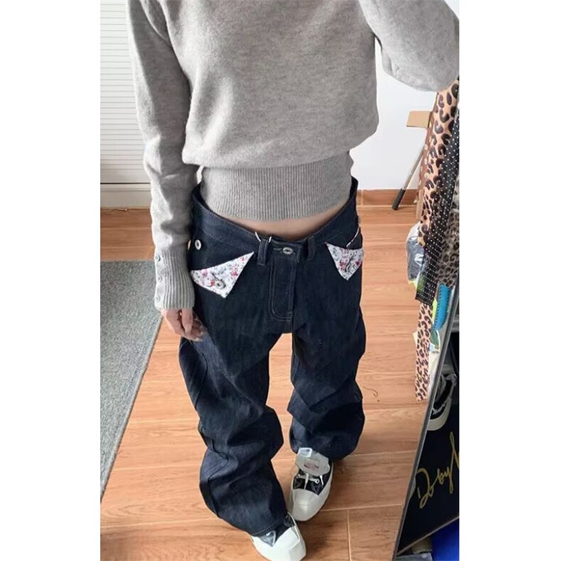 潮牌原色丹宁刺绣弹力牛仔裤男款秋季新款百搭休闲长裤N9182,男装牛仔裤,星座1116A（原606A-3）