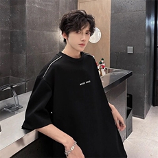网图现货夏季拉链设计短袖休闲T恤RX1473-P32，男装T恤，星座1005-4