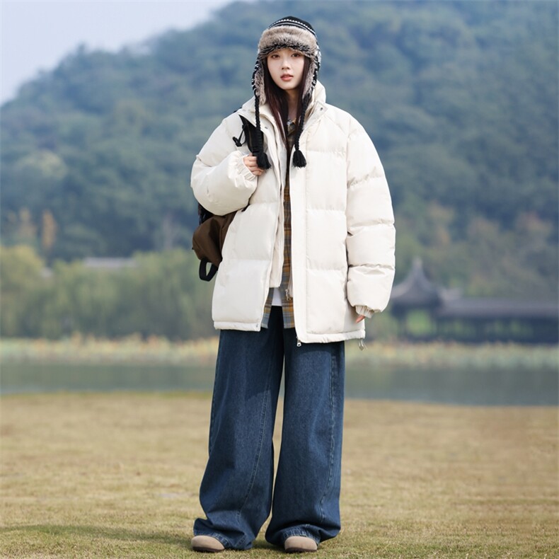 现货二开抖音得物供视频三防加厚假两件立领棉衣棉服LL907,男装棉衣,电商A486