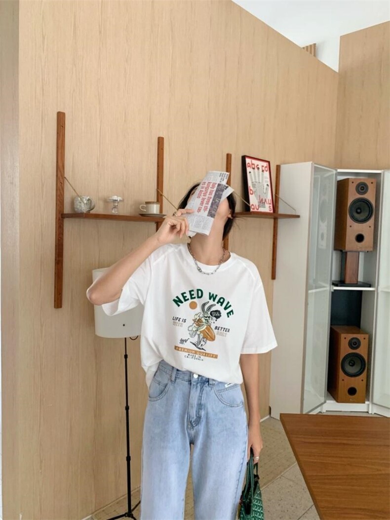 新款短袖，版型超好，女装，里奈(5F)