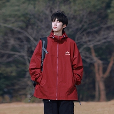 山系港风秋款字母印花连帽夹克A247-F381P65控88，男装夹克，电商A247