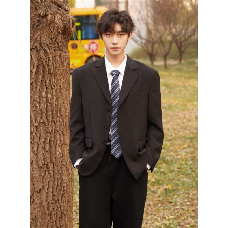 西服韩版修身外套轻熟风帅气商务青少年职业正装小西装男XZ101，男装西服，星座601-1