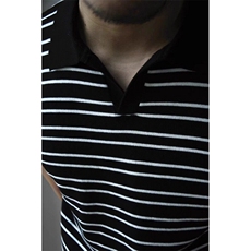 CP1175-P39夏季新款V领冰感针织polo衫男短袖潮流时尚翻领T恤男，男装T恤，电商B323A