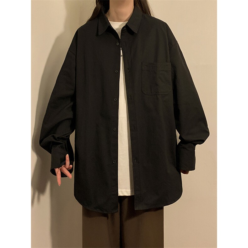 春秋纯棉长袖宽松大码休闲衬衫CS066-P3858,男装衬衫,电商A132（原电商B245）
