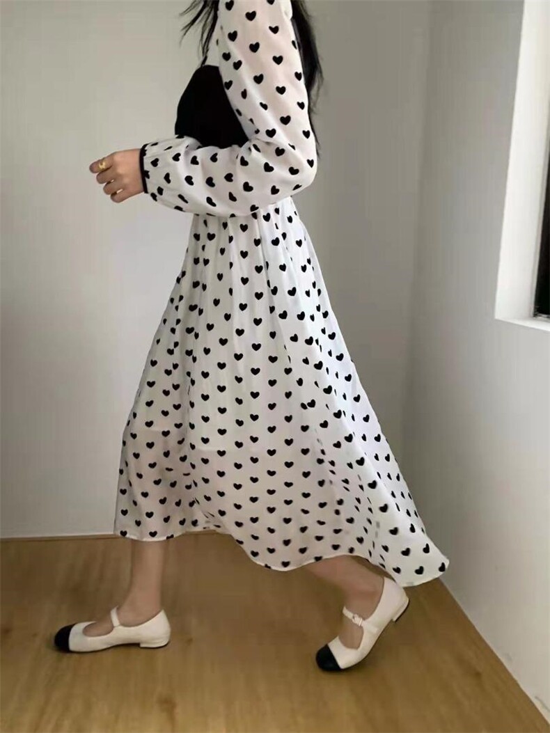 夏季新款波点连衣裙，女装连衣裙，格瑞琪