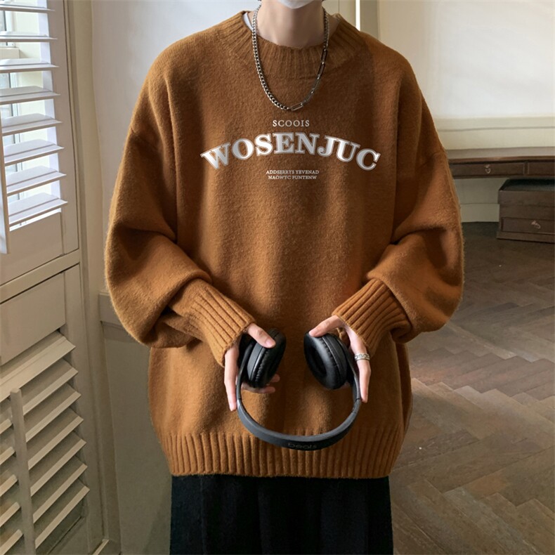 高质量！秋冬季半高领毛衣男士加绒加厚线衣男针织衫男MY51-P45,男装针织衫/毛衣,电商B367