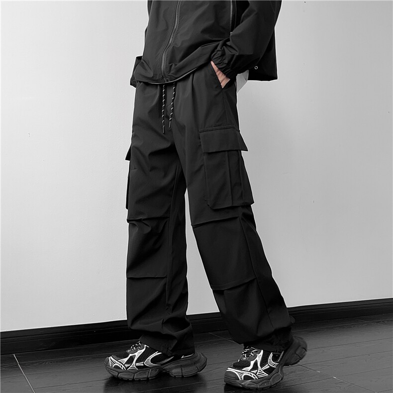 抖音大货机能防水冲锋裤大口袋工装裤LK2018-2加绒P38控69,男装工装外套,电商基地A086
