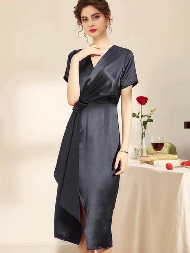 醋酸连衣裙，女装连衣裙，SUKEYI 舒可衣