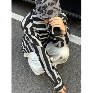 XZ1005-1-TTH0069-P88--条纹牛仔上衣夹克图片