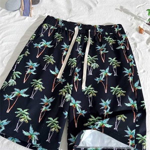 渐变抽绳短裤男夏季印花新款宽松休闲潮流百搭短裤DK005 P-25图片