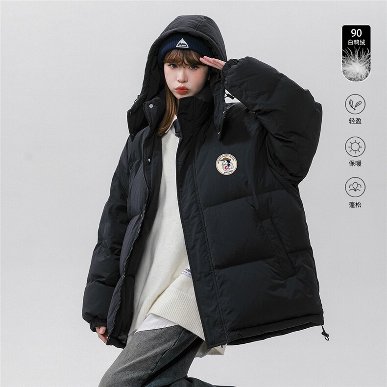 中性风新款冬季潮流加厚连帽白鸭绒羽绒服外套YR63607P225控298,男装羽绒服,电商A268