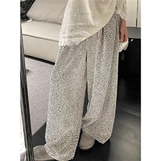 AK2439-P45韩东大门秋冬加厚慵懒设计感潮流ins拖地直筒裤女，女装休闲裤，星座617A-2
