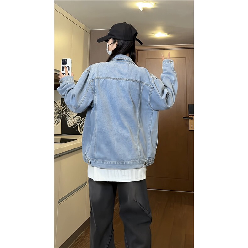 JK988-P55-控88现货撞色牛仔夹克外套,男装工装外套,星座116
