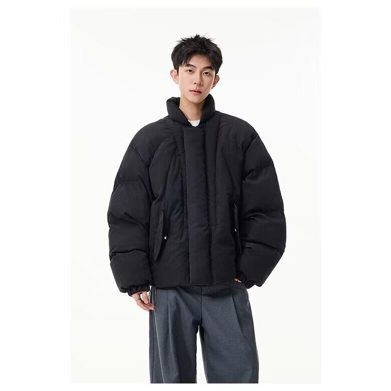 短款棉服男女2025年新款韩版立领加厚软宽松面包服外套TTM66P95,男装棉衣,星座1013-5