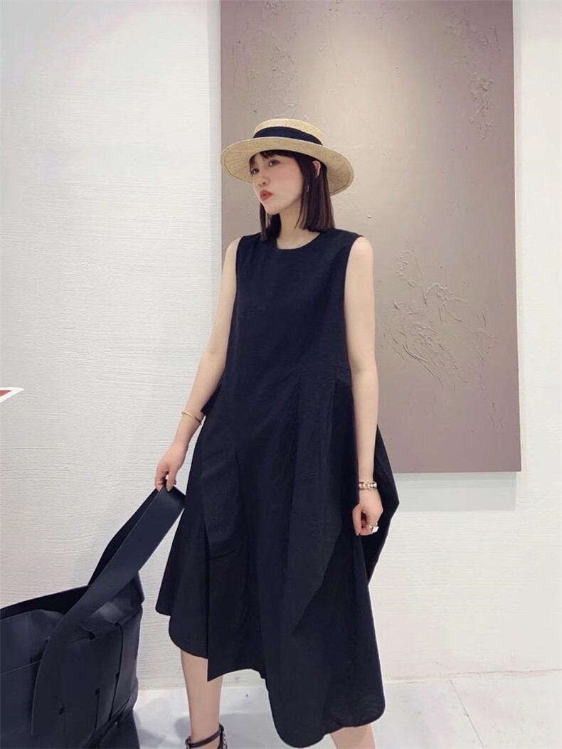 无袖设计款连衣裙，女装连衣裙，S·F·R