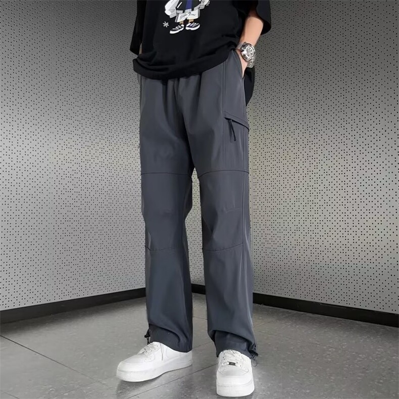 直筒工装裤男款春秋季男士高街复古宽松休闲阔腿长裤子男7940P36，男装工装外套，星座410-2