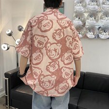 短袖衬衫春款男港风潮流C30P30，男装衬衫，星座1116-2