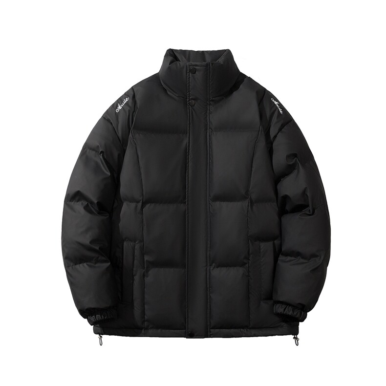 白底图抖音得物港风pu软皮刺绣棉服棉衣休闲外套男G1108P128,男装棉衣,电商A339