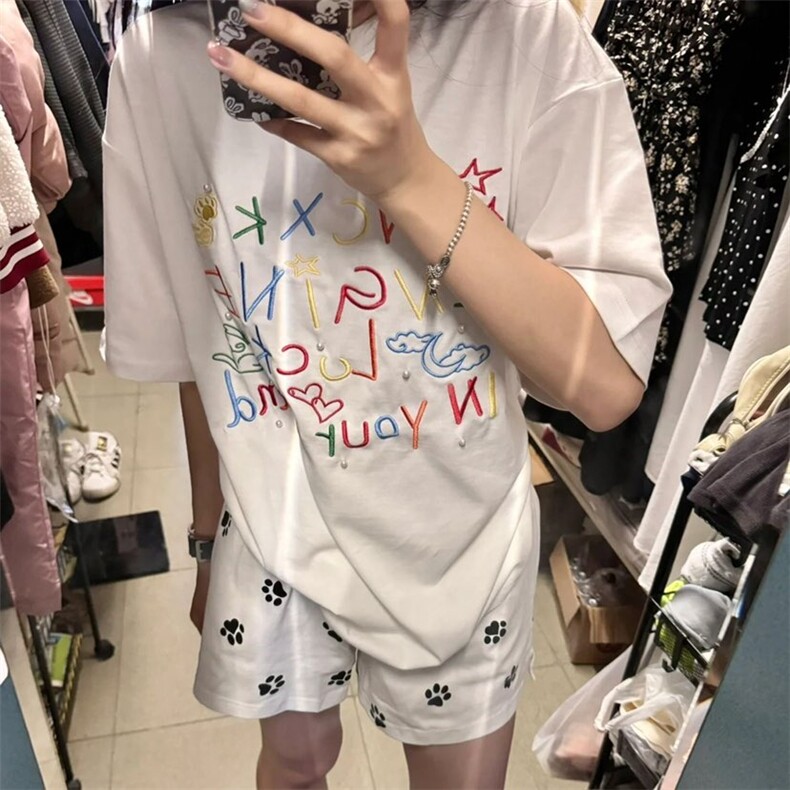 刺绣+钉珠纯棉短袖ZX0230-P35,男装T恤,星座313A(原308A-2)