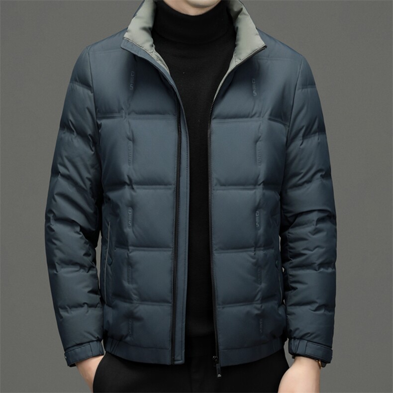 BEYR811钱塘2020-2中年男士冬季新款时尚立领百搭羽绒服P180图片