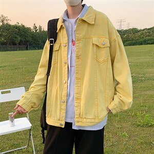 韩版潮百搭休闲学生帅气风衣夹克纯色外套ins港风宽松 W1426-P65图片