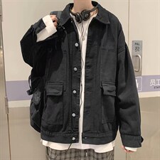 工装外套男韩版潮流宽松ins痞帅春秋夹克百搭港风上衣服jk577-p60,男装夹克,星座1008-1