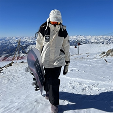 冬款单板双板连帽男女防水防风加绒加厚运动滑雪服外套M35-P125，男装棉衣，电商A001