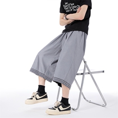 仿天丝牛仔高级感冰丝垂感休闲裤夏季新款潮牌七分裤男2559特P28，男装牛仔裤，电商C305A