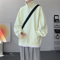 现货DSA059-WY10171-特p46控78立领半拉链大码百搭卫衣，男装卫衣，电商A059