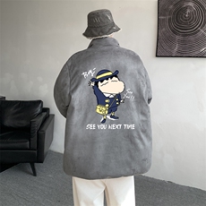 麂皮绒棉衣男大码立领棉袄子男羽绒棉服JM87240-P110，男装棉衣，电商A040