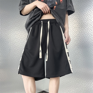 夏季休闲裤男青春流行时尚短裤宽松五分裤313A-1-NK106-P45 控58图片