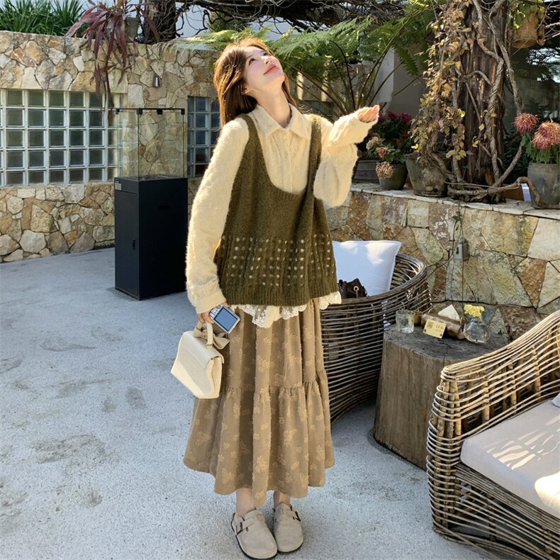 出货春新款森系3件套2C198-6802-P215K338,女装套装/套裙,2C198